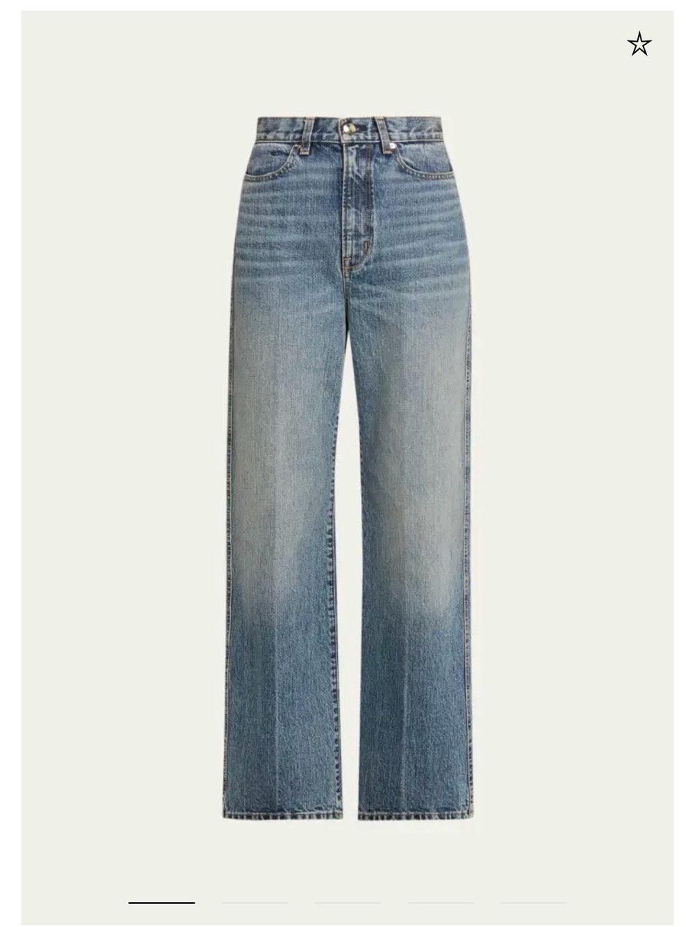 High-Rise Wide-Leg Jeans in Light Blue Wash